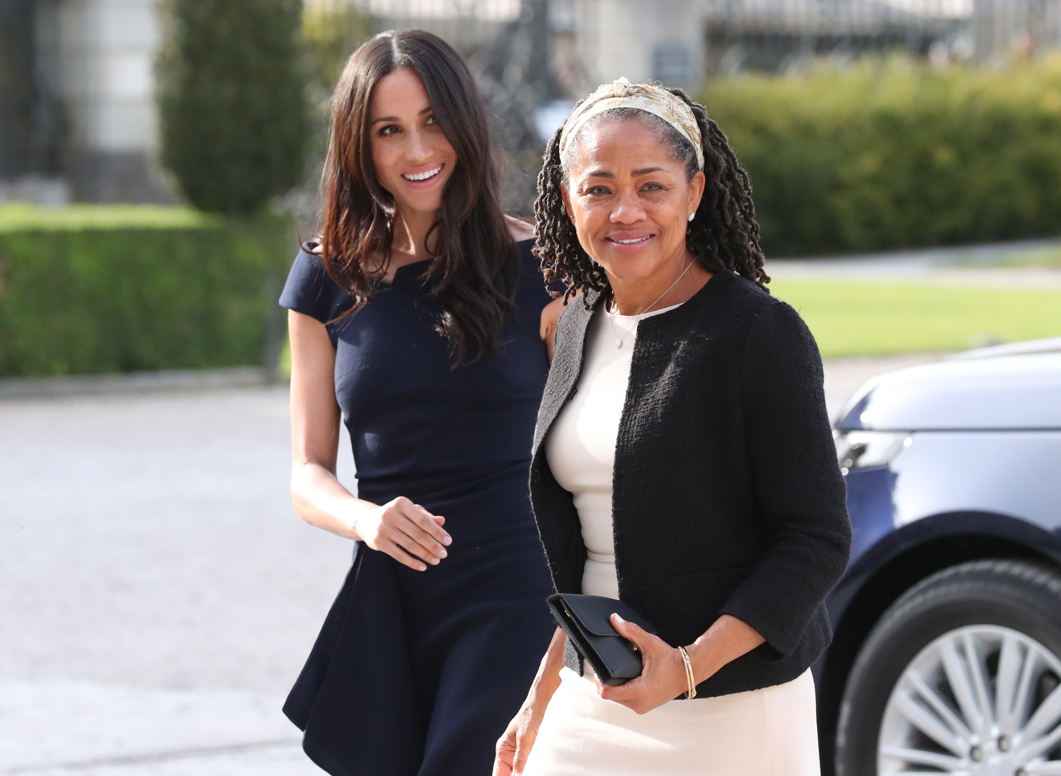 Meghan Markle hosts first royal event with her mom by her side