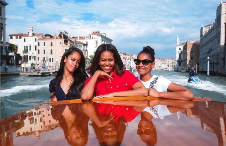 Michelle Obama encourages mothers and daughters to reach outside their comfort zones
