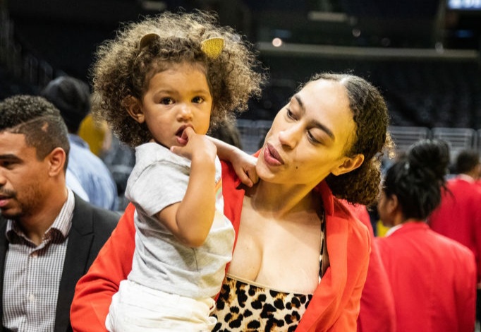 Dearica Hamby on motherhood from inside the WNBA bubble