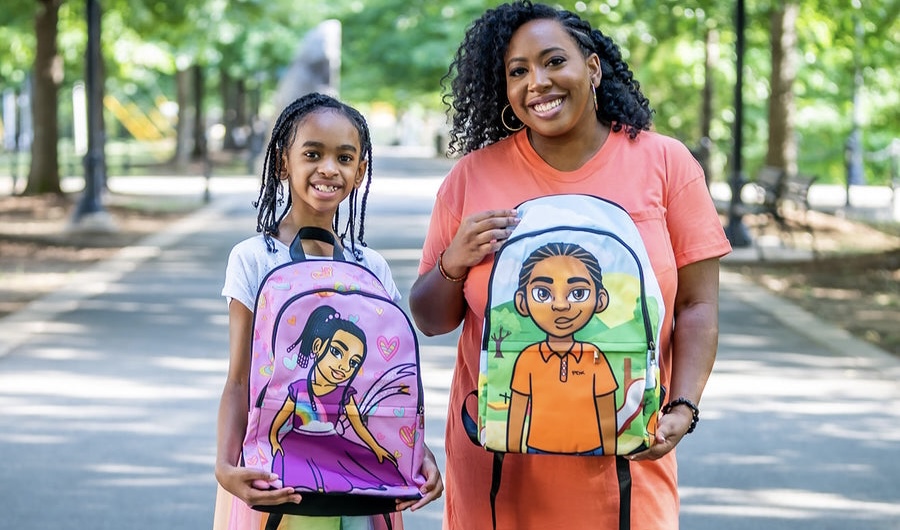 Mother-Daughter Duo Launches Line of Backpacks Featuring Black Faces 
